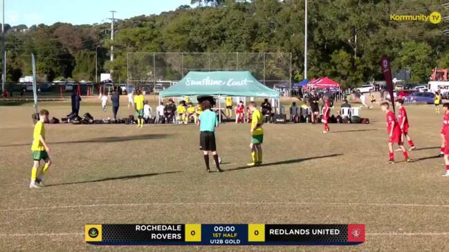 Replay: Rochedale Rovers v Holland Park Hawks (U12 boys gold cup) - Football Queensland Junior Cup Day 2