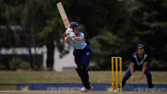 Emily Powell continued her excellent tournament. Picture: Cricket NSW