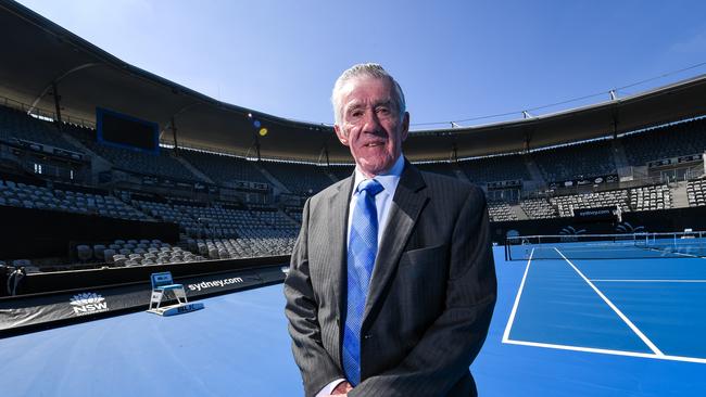 Australian tennis legend Ken Rosewall. 