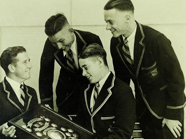 Clifton Wedd,  during his school days (third from left) / Picture: Supplied