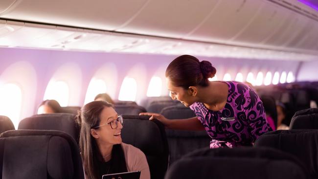 Air New Zealand has landed a deal with Starlink to offer high-speed internet on domestic flights. Picture: Supplied