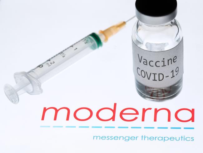 The US has authorised Moderna’s COVID-19 vaccine for emergency use. Picture: AFP