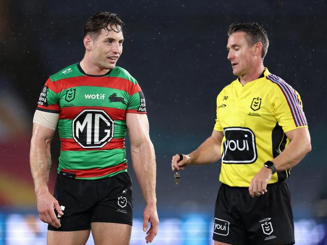 Adam Gee was voted the best referee in the game. Picture: Cameron Spencer/Getty Images