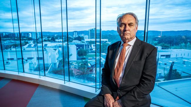 Trade and Tourism Minister Don Farrell at his Adelaide office. Picture: Tom Huntley