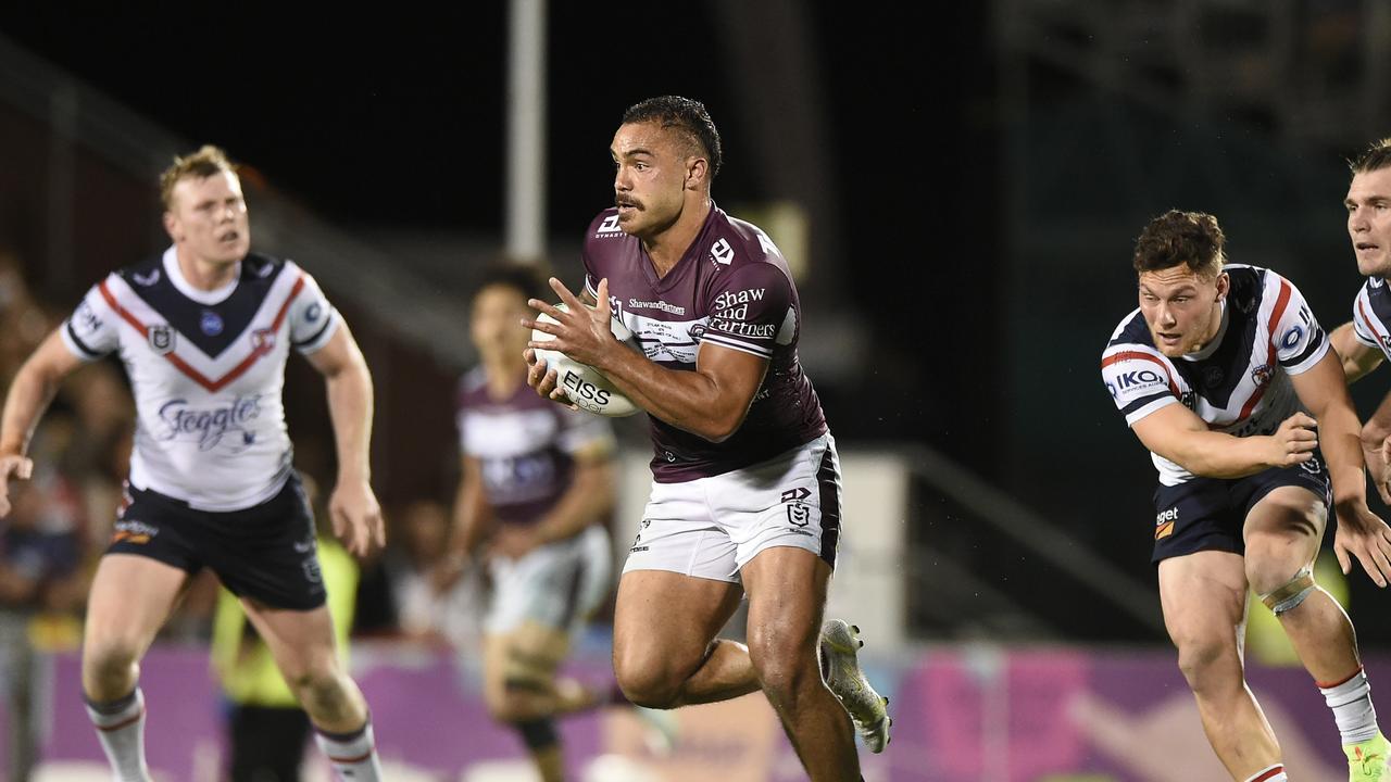 Dylan Walker has signed on with the Sea Eagles until the end of the 2022 season. Picture: Matt Roberts / Getty Images