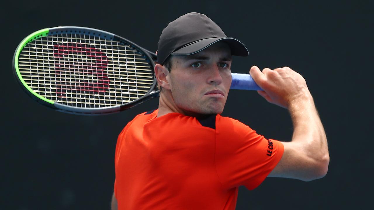 Chris O’Connell claimed his first top-50 scalp at the Australian Open. Picture: Getty Images