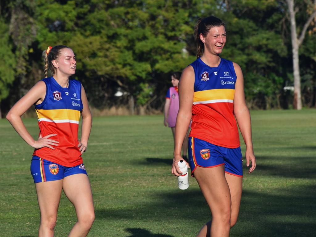 AFL Capricornia senior women, Round 1, Rockhampton Panthers versus Gladstone Suns, at Rockhampton Cricket Grounds on April 13, 2024.