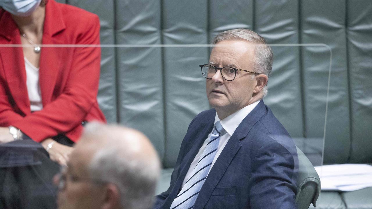 Anthony Albanese has narrowed the lead for preferred Prime Minister. Picture: NCA Newswire/Gary Ramage