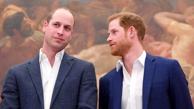 Prince William, Duke of Cambridge and Prince Harry. Picture: Getty