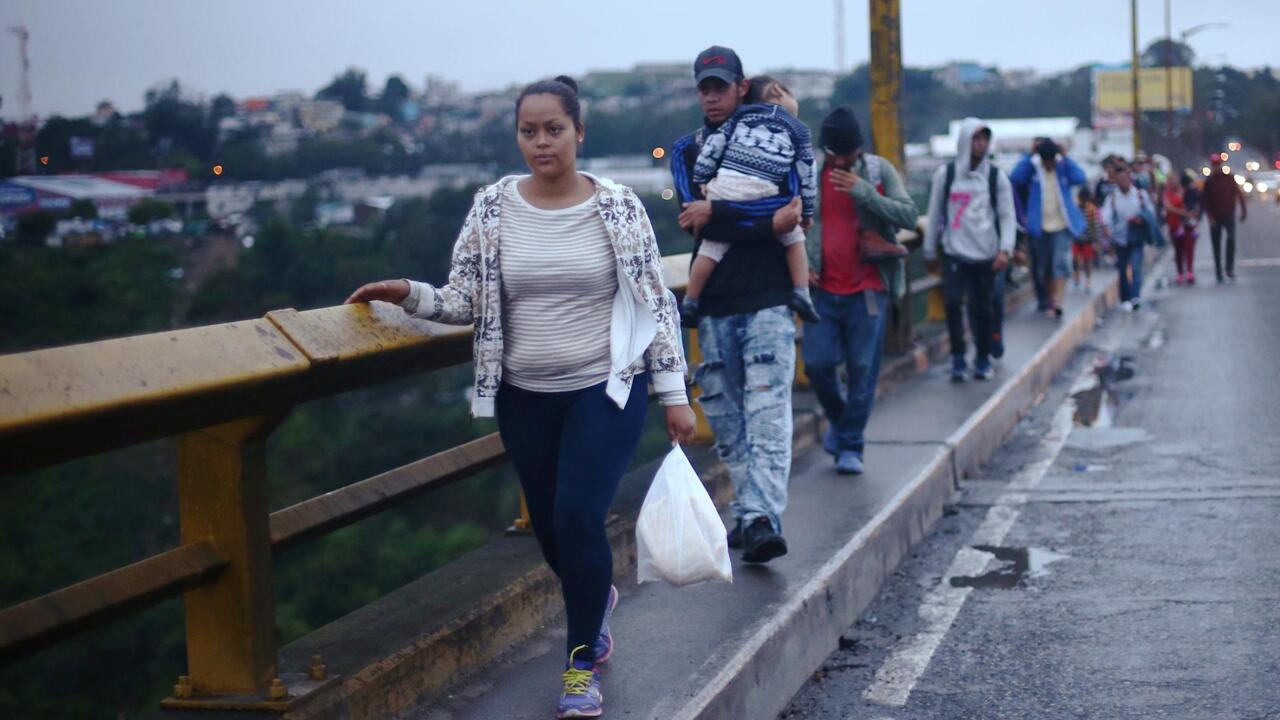 Migrant Caravan Heads Toward Border