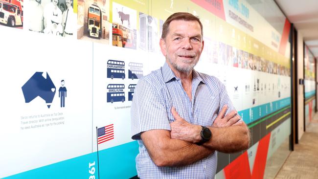 Graham Turner, at the Flight Centre Head office. Picture: Steve Pohlner