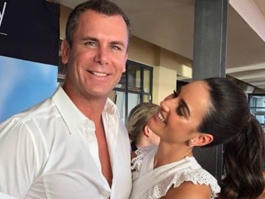 Carey with partner Jessica Paulke, with whom he shares two sons. Picture: Facebook