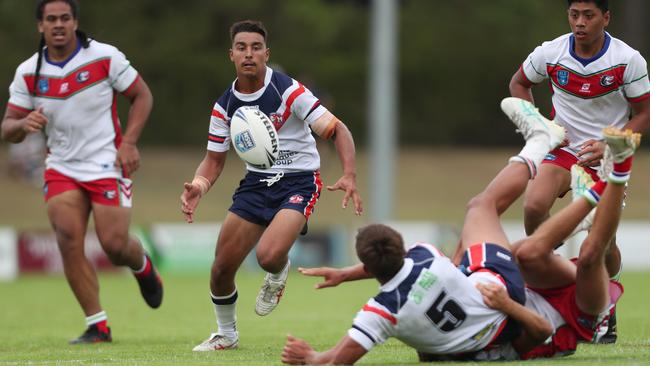 Brooklyn Rosemeyer scored for the Roosters in the narrow win. Picture: Sue Graham.