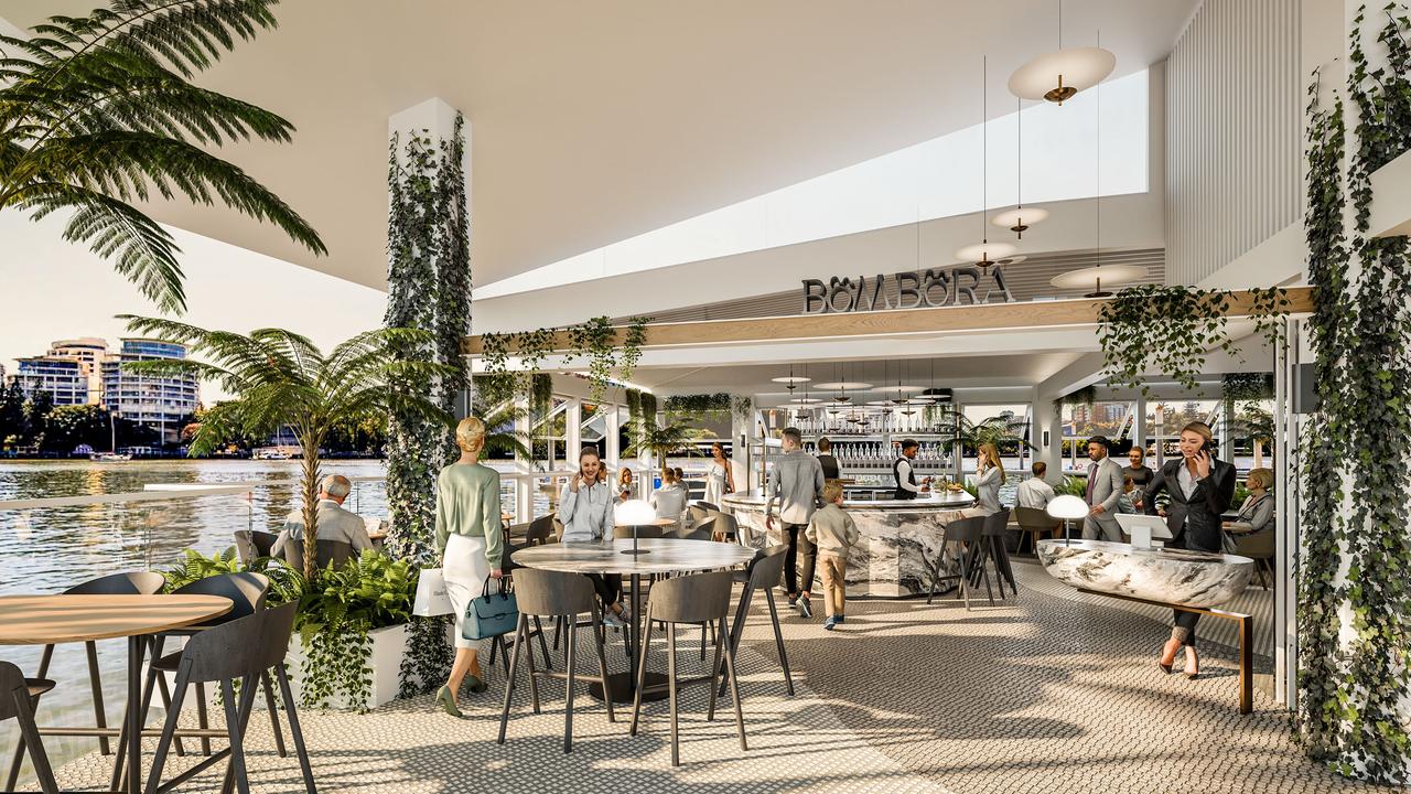 Artist impressions of the Kangaroo Point Green Bridge Restaurant. Source: Brisbane City Council.