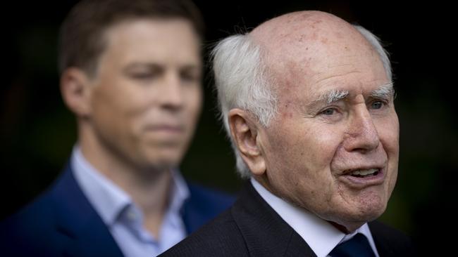 Former prime minister John Howard risked his first re-election bid with a ‘great big new tax on everything’. Picture: NewsWire / Sarah Marshall