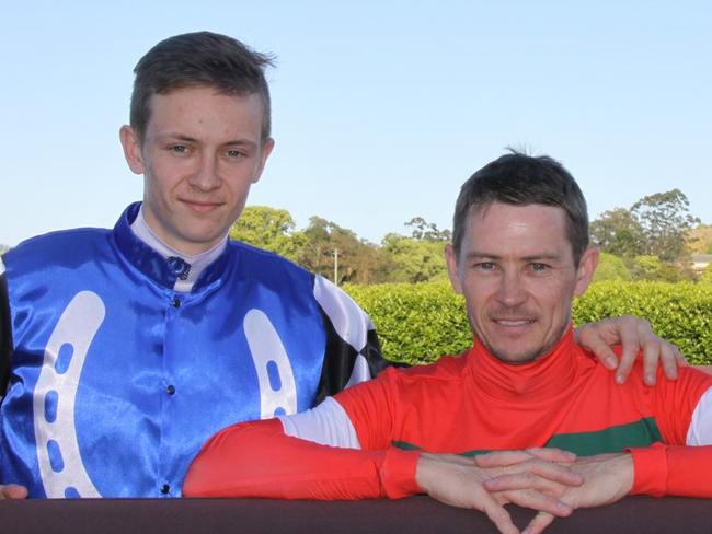 Dylan Gibbons and dad Andrew will ride in the Group 1 Doncaster Mile. Photo: Alison Paterson