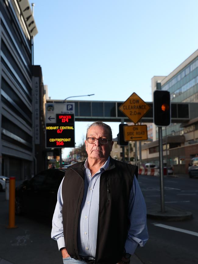 Former Hobart City Council parking information officer John Hindley. Picture: Nikki Davis-Jones