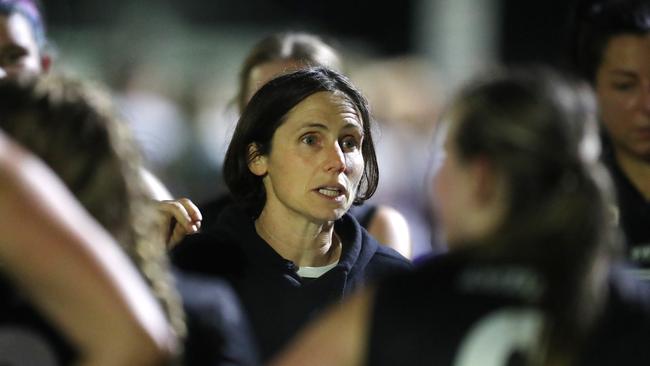 MPFNL, Round 8,  Division 2, Women, Bass Coast Breakers V Mornington Bulldogs, at Dalyston, Bass Coast  coach Ella Angarane,    Picture Yuri Kouzmin