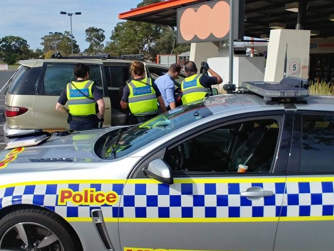 Police arrest a 33-year-old man in Noble Park.