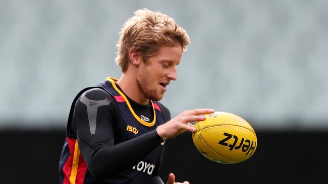 Crows star Rory Sloane is on the rise after a few quiet weeks. Picture: Dylan Coker