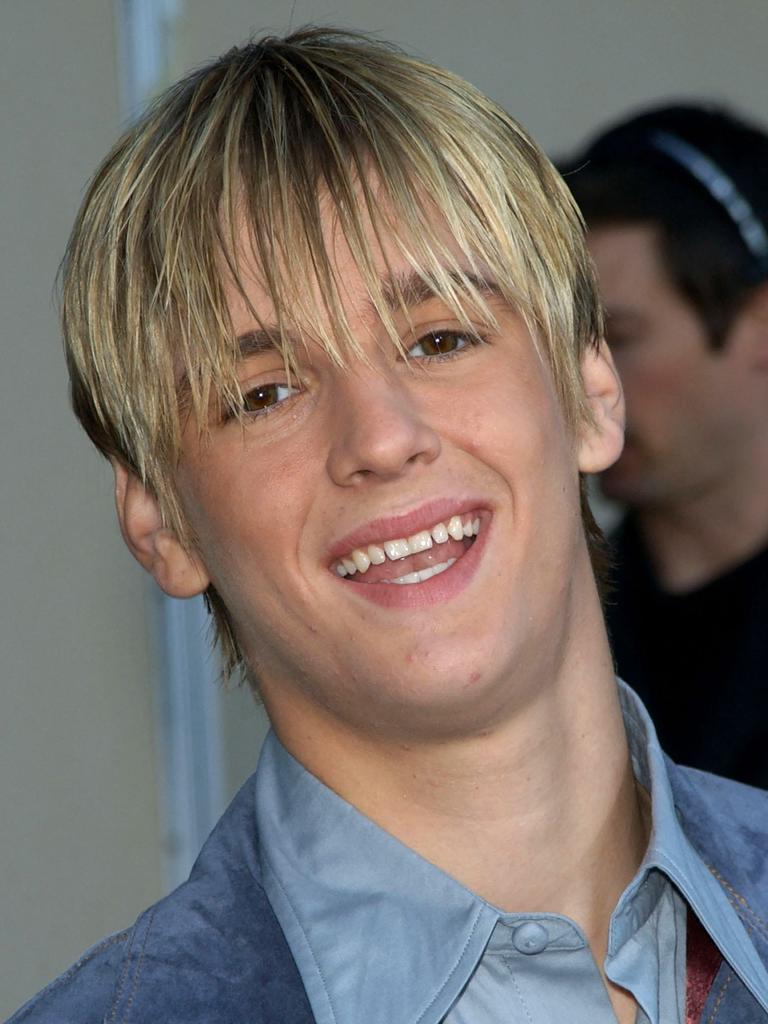 Former child star Aaron Carter pictured in 2001. Picture: Chris Delmas/AFP