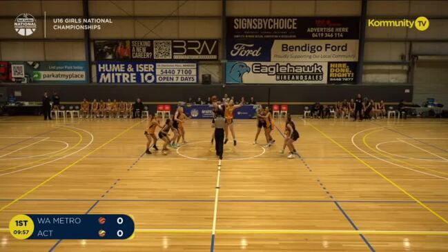 Replay: WA Metro v ACT (Girls) - Basketball Australia Under-16 National Championships Day 6