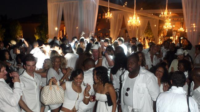 The rap mogul’s infamous white parties have been attended by a host of celebrities. Picture: Jason Merritt/Getty Images