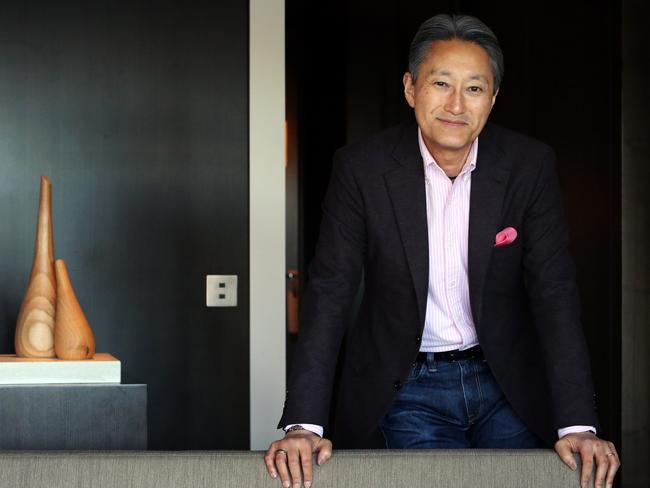 05/04/2017: Kaz Hirai :CEO of Sony globally, and the head of all its divisions, in Sydney.Pic by James Croucher