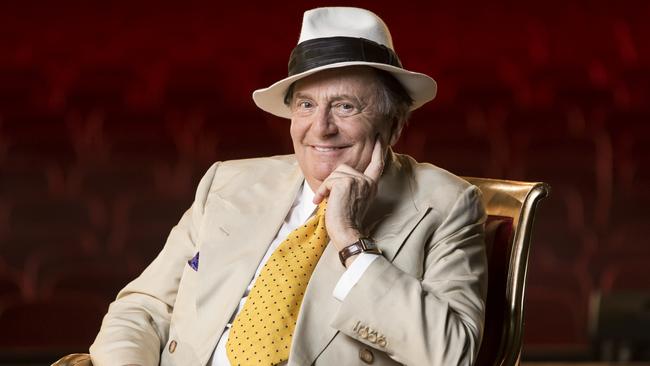 Barry Humphries at the Adelaide Cabaret Festival 2015.