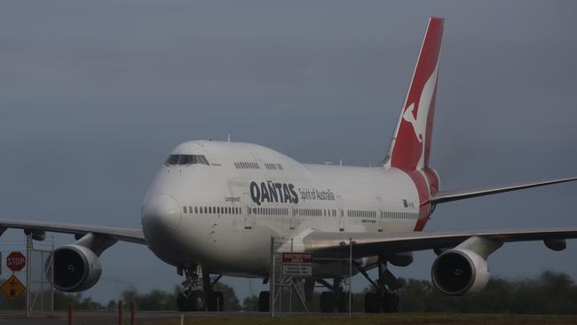 Qantas is suspending all international flights. Picture: Glenn Campbell.