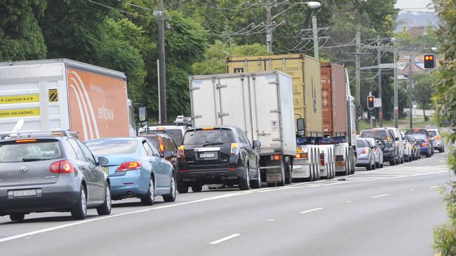 The road is one of the slowest in Australia and New Zealand. Picture: Craig Wilson