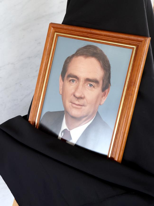 At the State Funeral Service for Mike Ahern AO, at Our Lady of the Rosary Catholic Church, Caloundra, on Friday 25th August 2023 - Photo Steve Pohlner