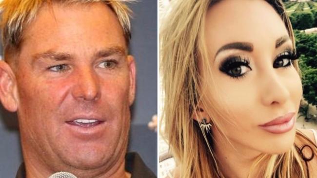 Porn star Valerie Fox (right) accused Shane Warne of punching her. Picture: Supplied