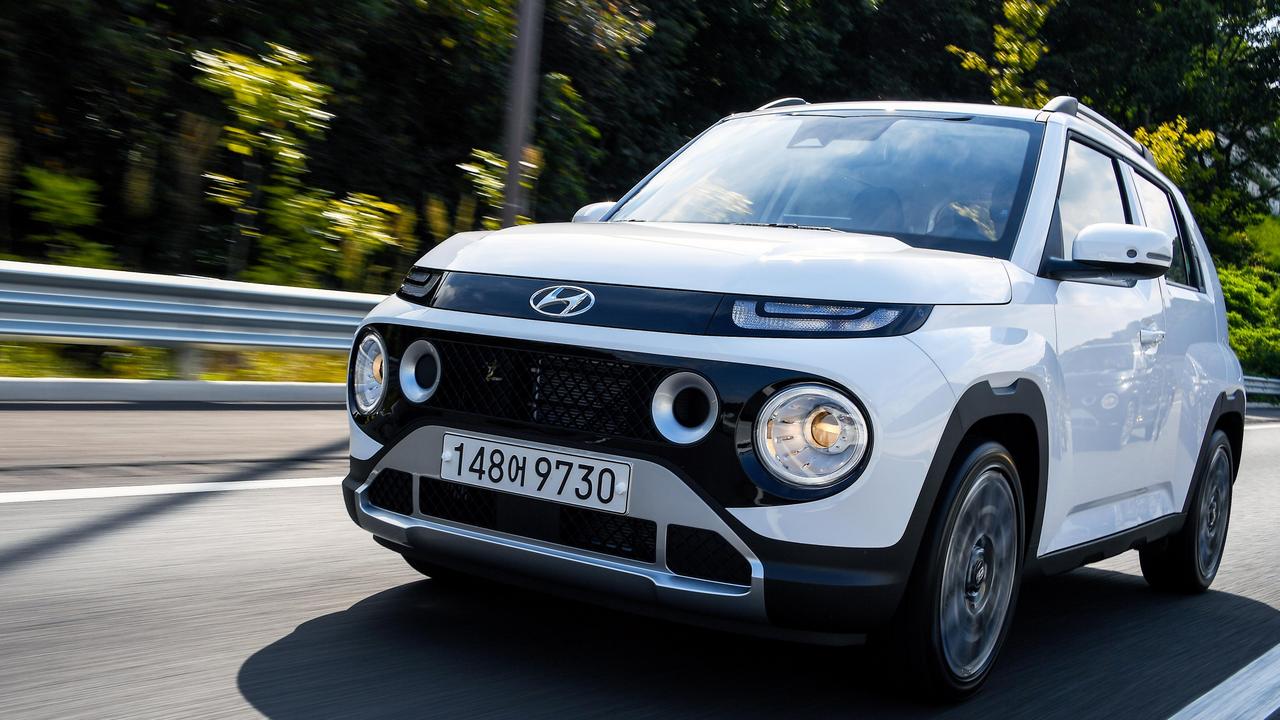 Hyundai’s cute Casper SUV could appeal to city buyers looking for an affordable EV. Picture: Supplied.