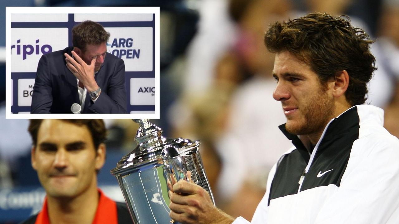 2009 US Open Champion Juan Martin del Potro appears set to retire. Photo: Getty Images and Twitter