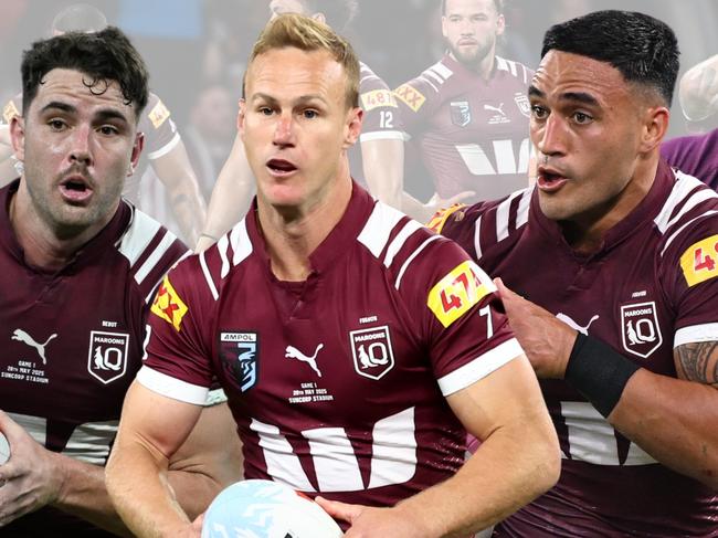 The five Maroons on the chopping board for game two.