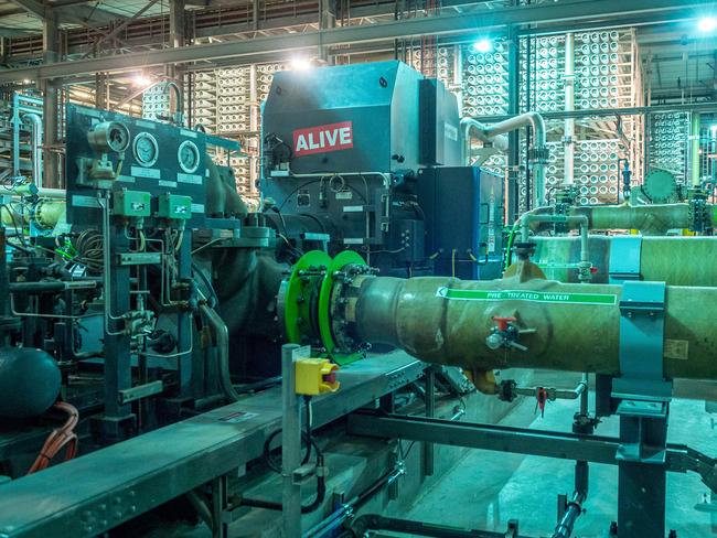 Victoria's desalination plant in Dalyston. Picture: Jake Nowakowski