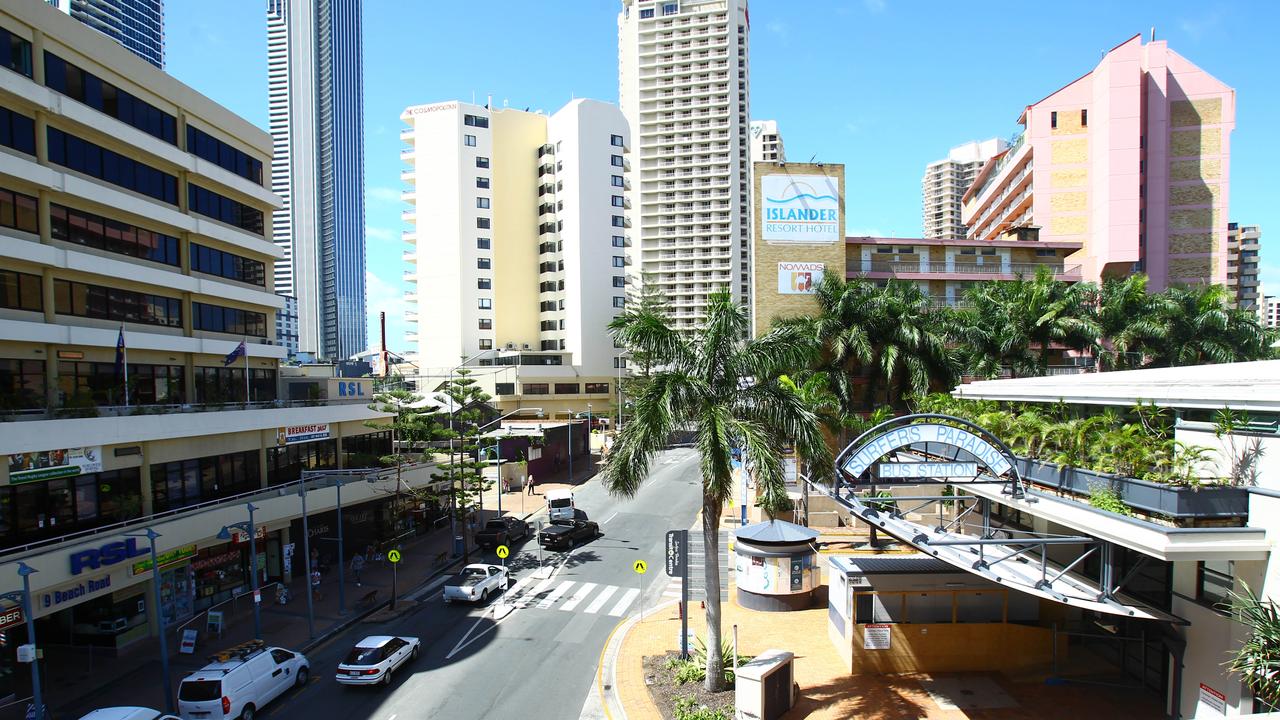 A general view of Beach Road.