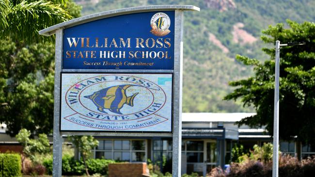 William Ross State High School will be one of the vax hubs. Picture: Alix Sweeney