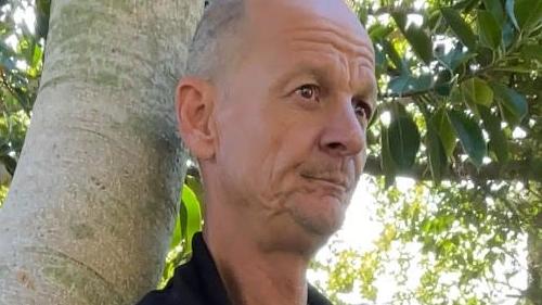 Lane, one of the homeless in Carey Park at Southport, believes the conditions there are much safer and better than being on the street.