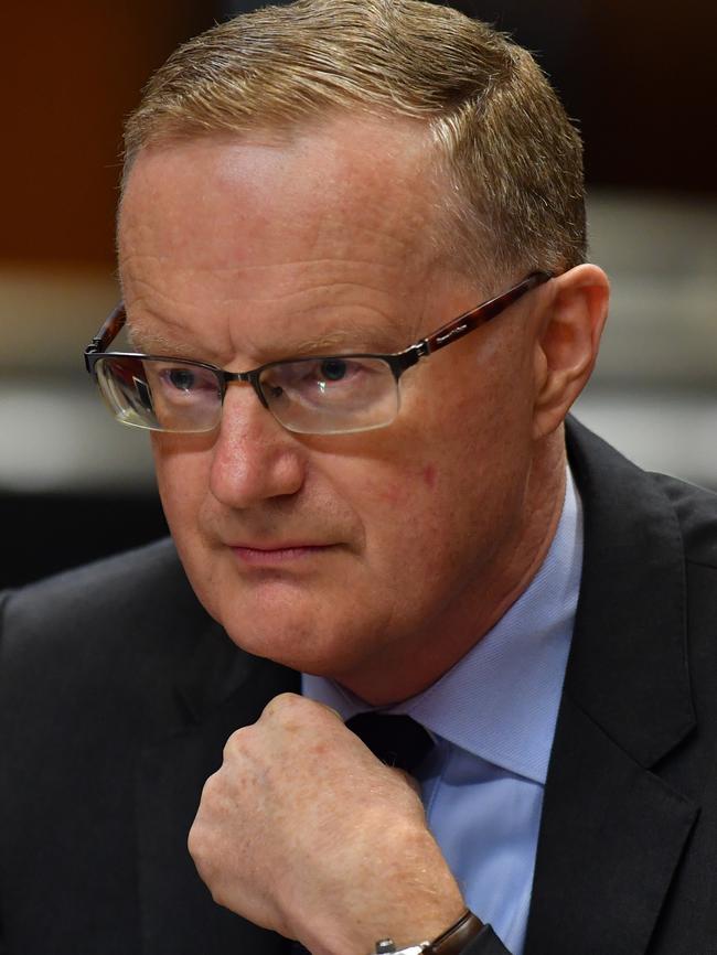 Governor of the Reserve Bank of Australia (RBA), Dr Philip Lowe. Picture: Dean Lewins/AAP