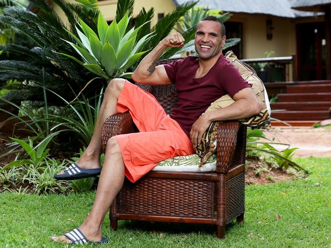 Anthony Mundine quit I'm A Celebrity ... Get Me Out Of Here! Picture: Nigel Wright