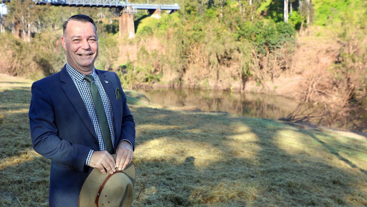 Environment and Sustainability Committee Chairperson Councillor Russell Milligan at Gladstone Rd Reserve revegetation site. Picture: Supplied