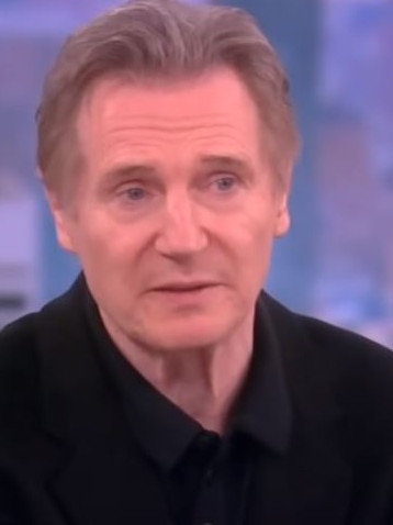 Liam Neeson squirmed through the appearance.