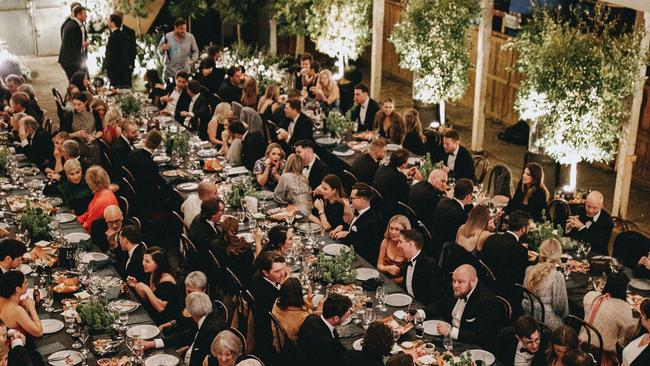 The Showgrounds’ Brick Dairy was transformed into a green oasis. Picture: Blake Heywood Photography