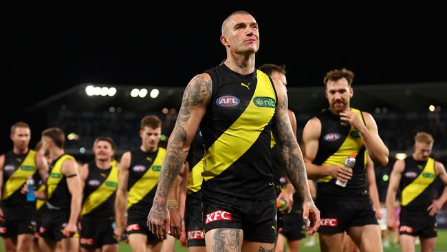 Richmond’s Dustin Martin has been busy setting himself up off the field. Picture: Getty Images