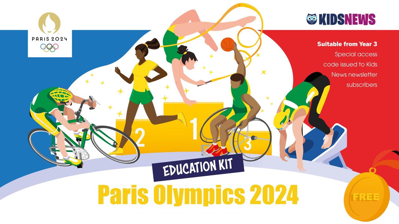 To celebrate the world’s biggest sporting event, Kids News has produced the Paris Olympics Education Kit! Picture: Abi Fraser