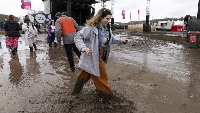 “Splendour in the mud”. Picture: Matt Jelonek/Getty Images