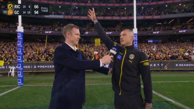 Emotional Dusty farewells Tigers fans