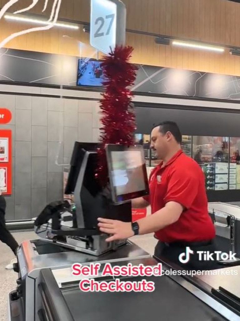 Social media users are excited over a Next Gen Coles in Victoria. Picture: TikTok